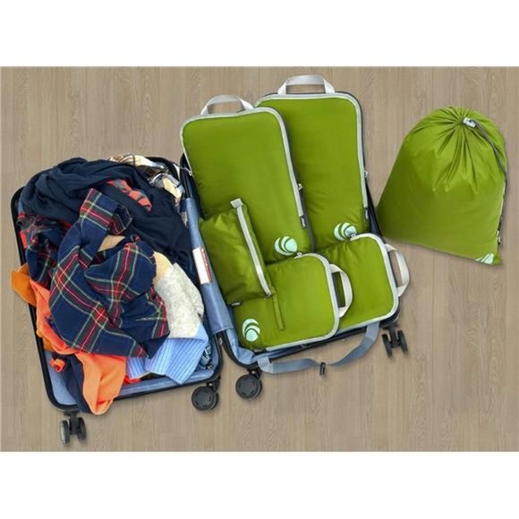 Compression Packing Cubes Set, Ultralight Expandable Travel Packing Organizers - Picture 7 of 8